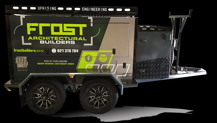 Frost Architectural Builders trailer signage by BENHER
