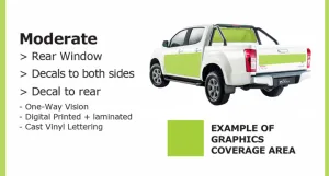 Ute rear window and decals