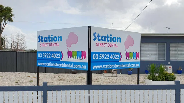 Station Street Dental Office Street Signage by BENHER